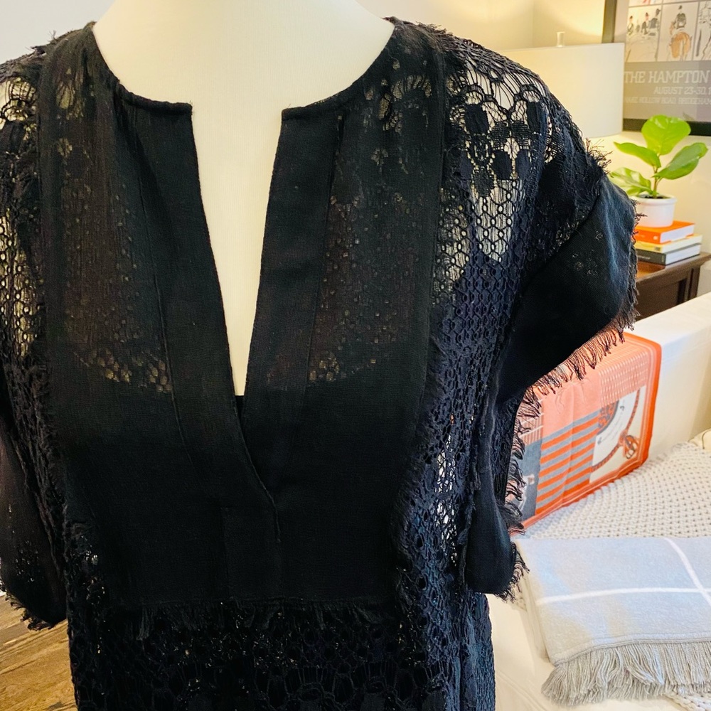 BCBGMAXAZRIA Lindsay Lace Tunic Dress - Picture 2 of 16
